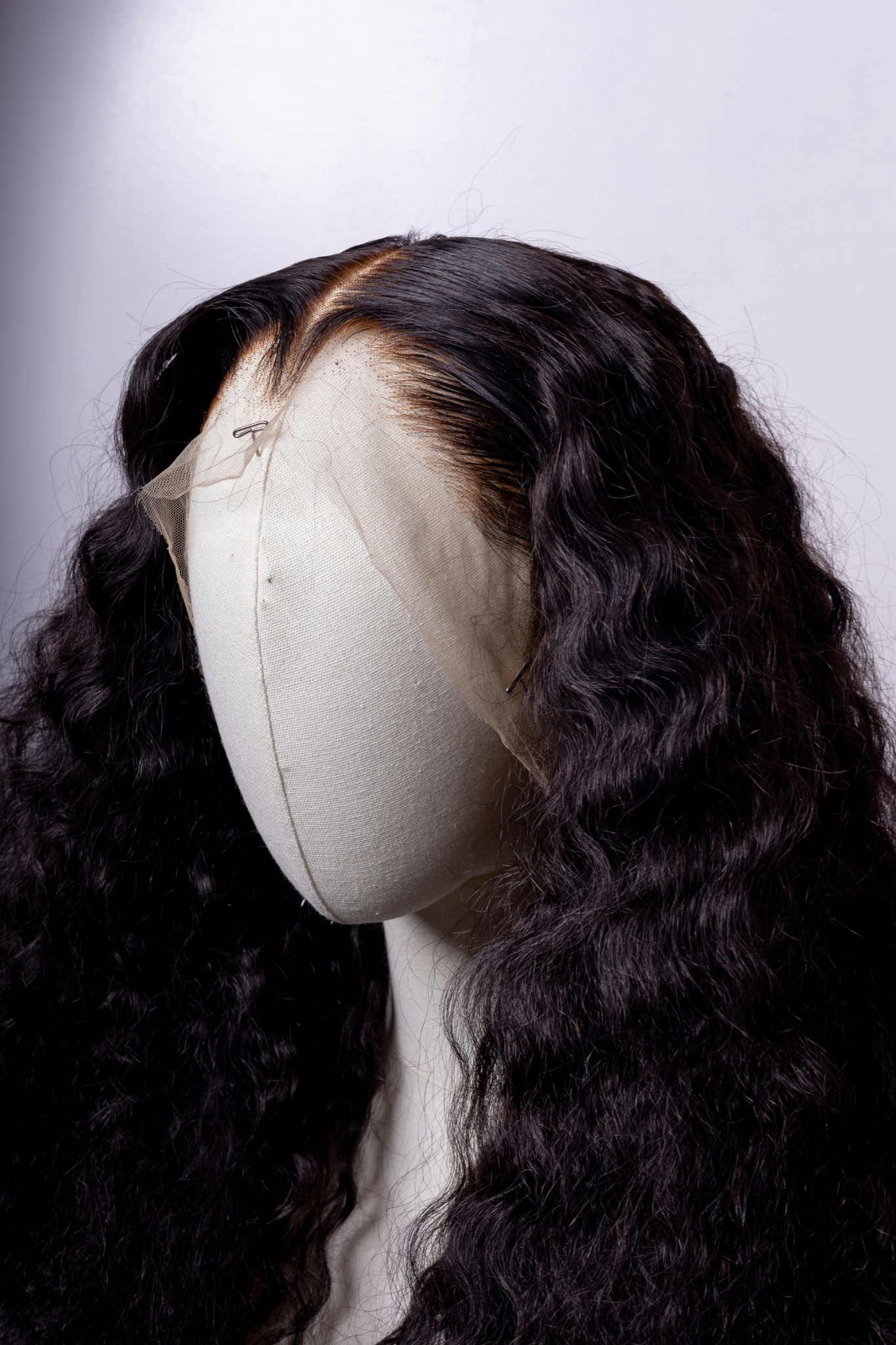Bleached plucked and styled 26” italian curl 13 x 6 HD 200%