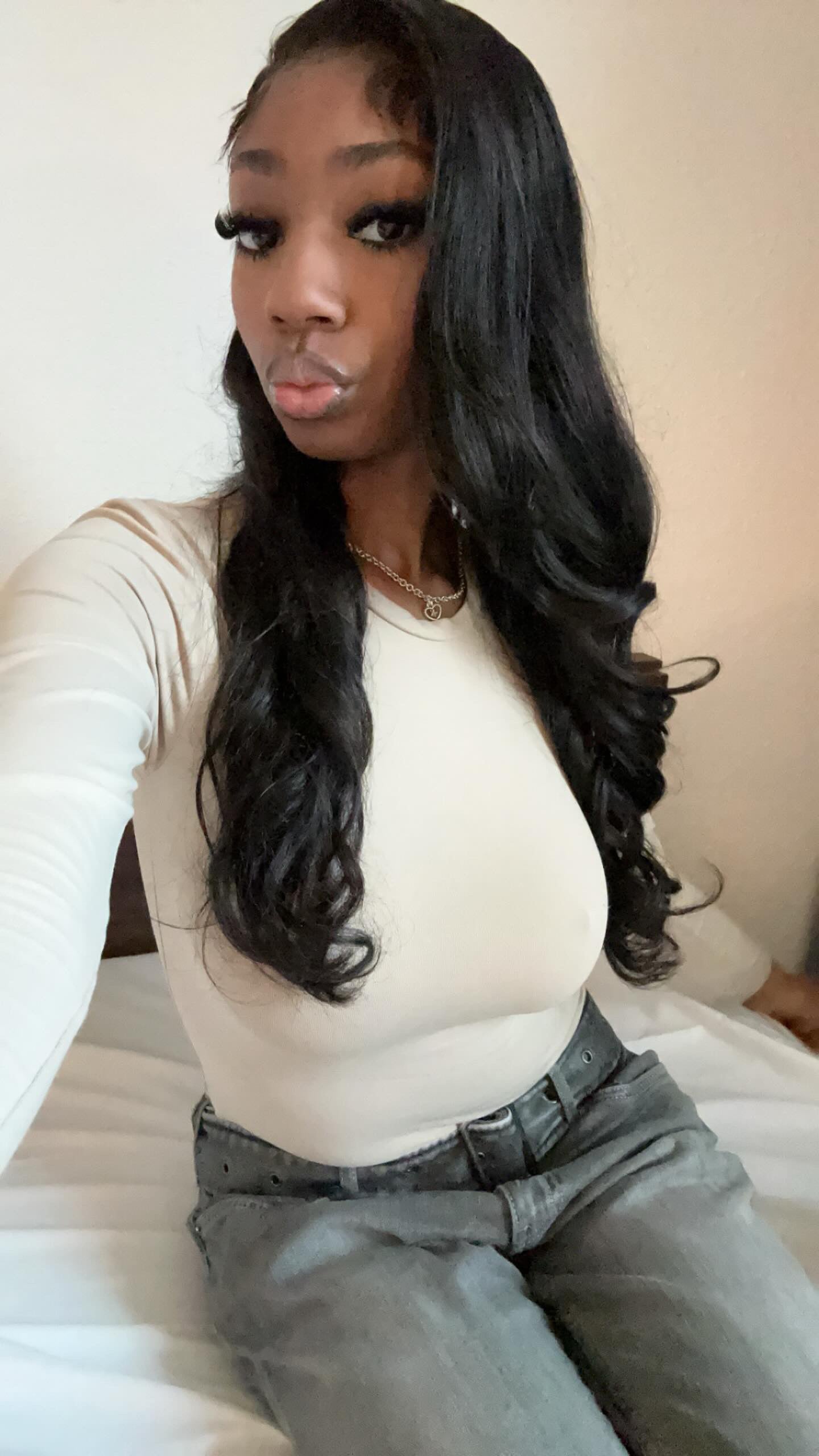 STRAIGHT BLACK FULL LACE WIG - 200% DENSITY