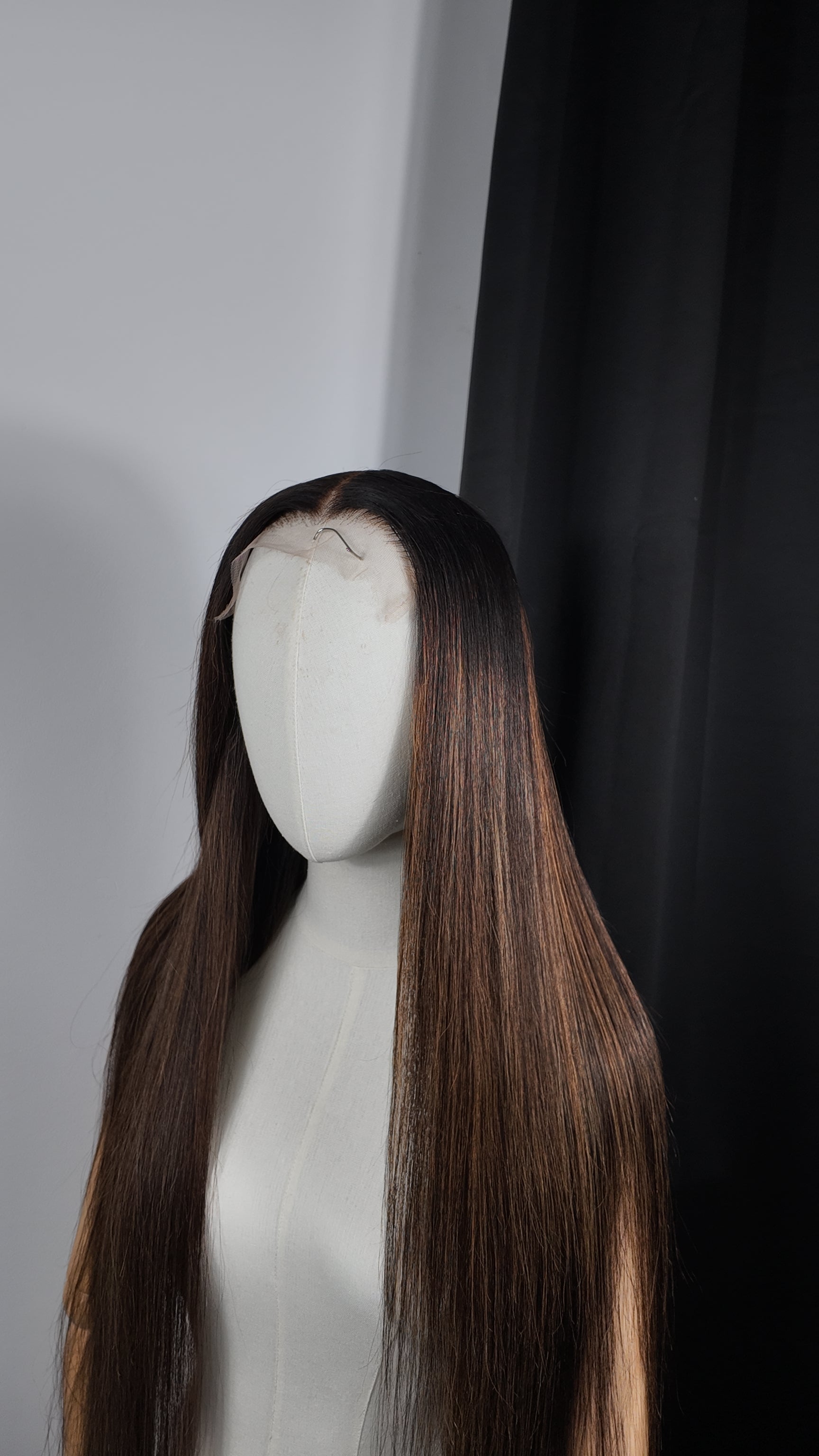 1B GLUELESS STRAIGHT LACE WIG - 200% DENSITY